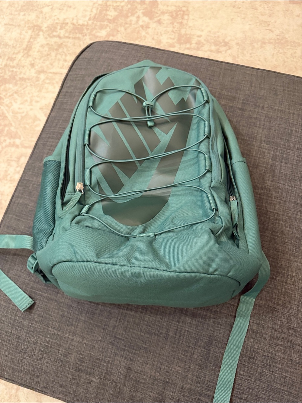 Nike Teal Men's Backpack with Front Bungee